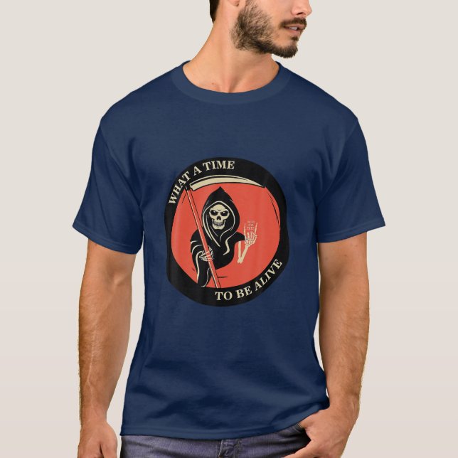 Camiseta Que Hora De Estar Vivo (Frente)