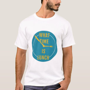 Camiseta Que horas é o almoço - Dinnerware