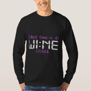 Camiseta Que Horas É Vinho, Vinho, Vinho