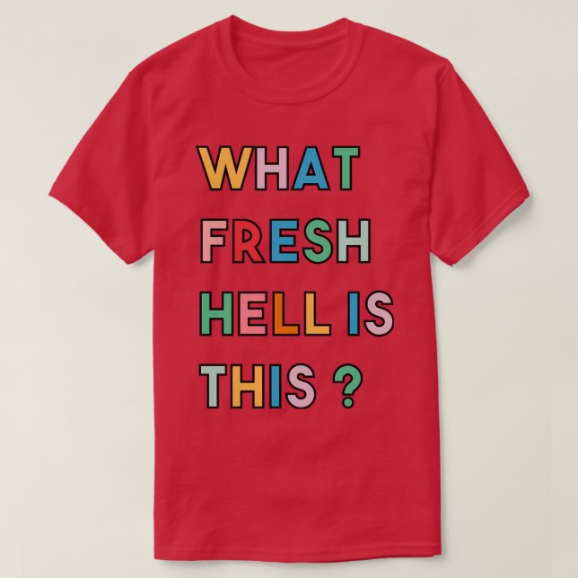 Camiseta Que Inferno Fresco É Esse 3 (Frente do Design)