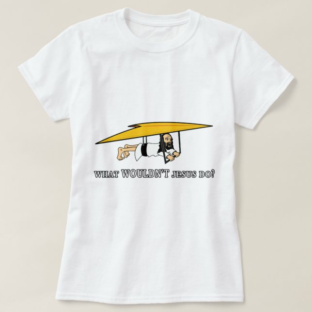 Camiseta Que Jesus não faria? (Frente do Design)