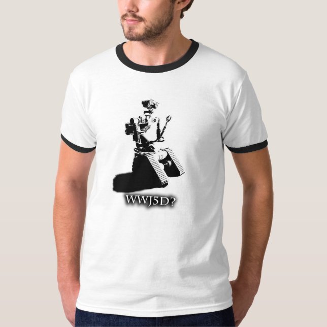 Camiseta Que Johnny 5 faria? (Frente)