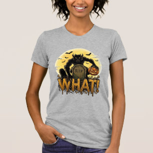 Camiseta Que Lápide de Abóbora de Lobisomem Lua Cheia