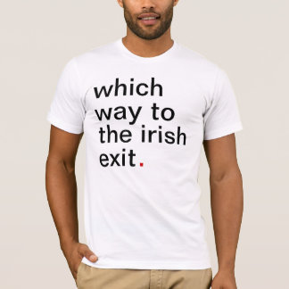Camiseta que maneira à saída irlandesa. tenha uma grande