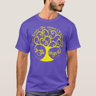 Camiseta que maravilhoso silêncio das coisas crescendo 3