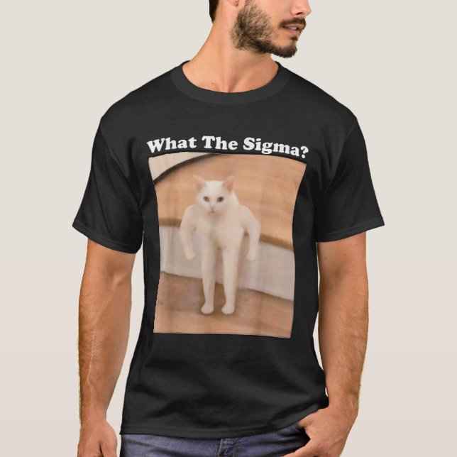 Camiseta Que Meme Sigma Meme da Internet Memes Engraçado Me (Frente)