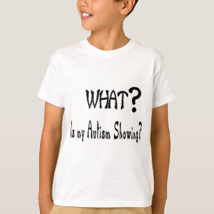 Camiseta que minha exibição do autismo?