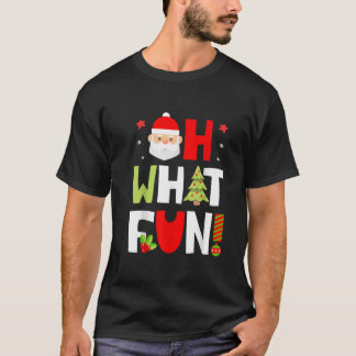 Camiseta Que Natal Divertido Oferece Para Rapazes Papais no