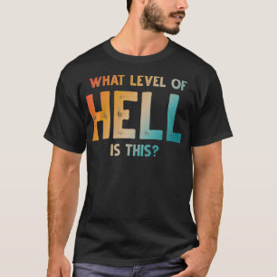 Camiseta Que nível de inferno é esse desi desapontado da 