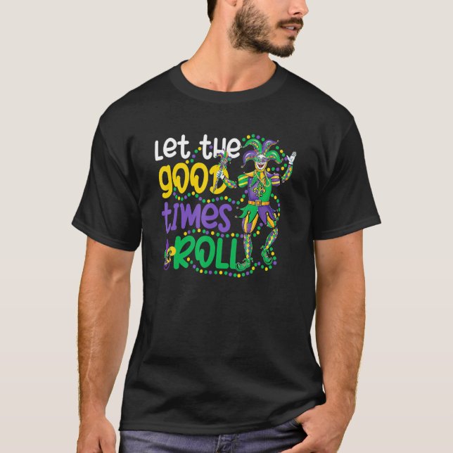Camiseta Que O Bom Tempo Devolva O Jester Bead Carro Mardi  (Frente)