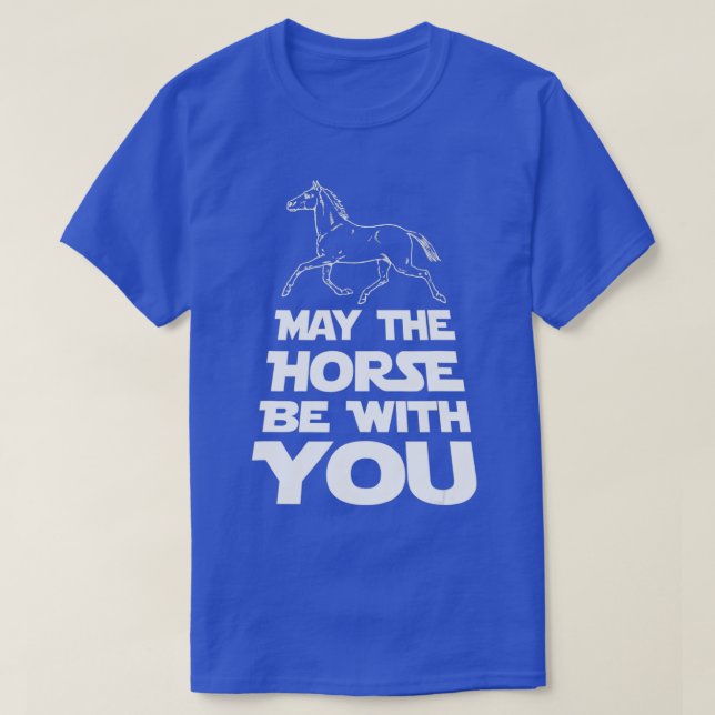 Camiseta Que O Cavalo Esteja Com Você (Frente do Design)