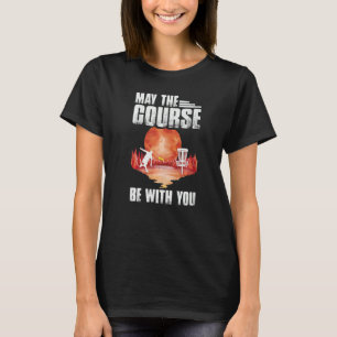 Camiseta Que O Curso Esteja Com Você Frisbee Fora Do Esport