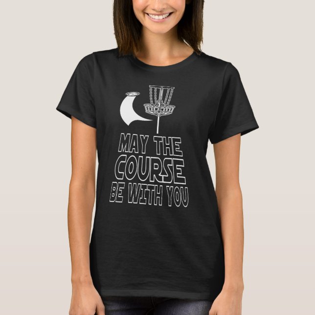 Camiseta Que O Curso Esteja Com Você, Golf De Disco (Frente)