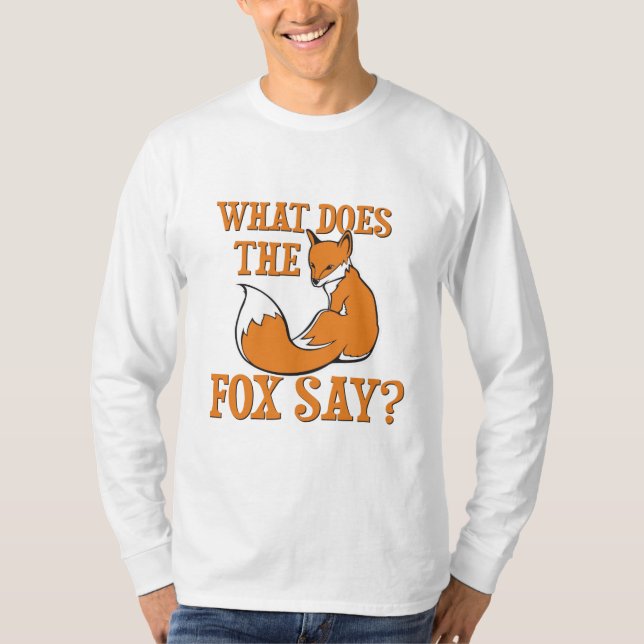 Camiseta Que o Fox diz? (Frente)