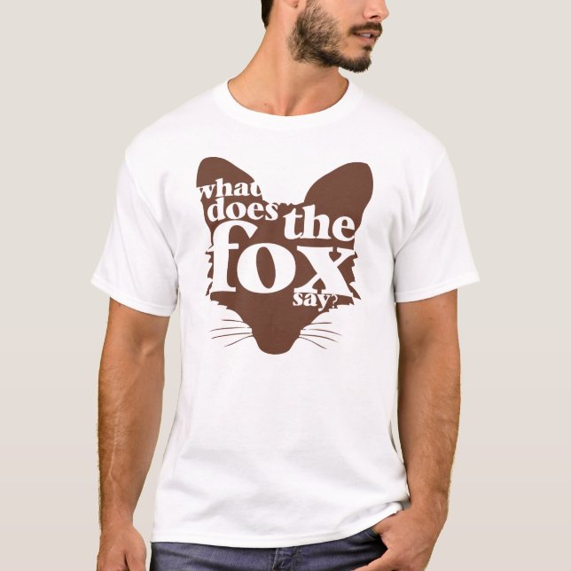 Camiseta Que o Fox diz? (Frente)