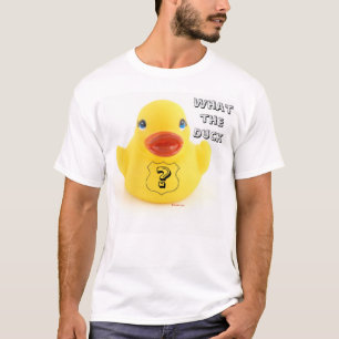 Camiseta Que o pato da borracha do amarelo do pato