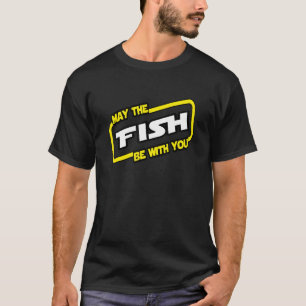 Camiseta Que o Peixe Esteja Com Você Pescaria Masculino Fem