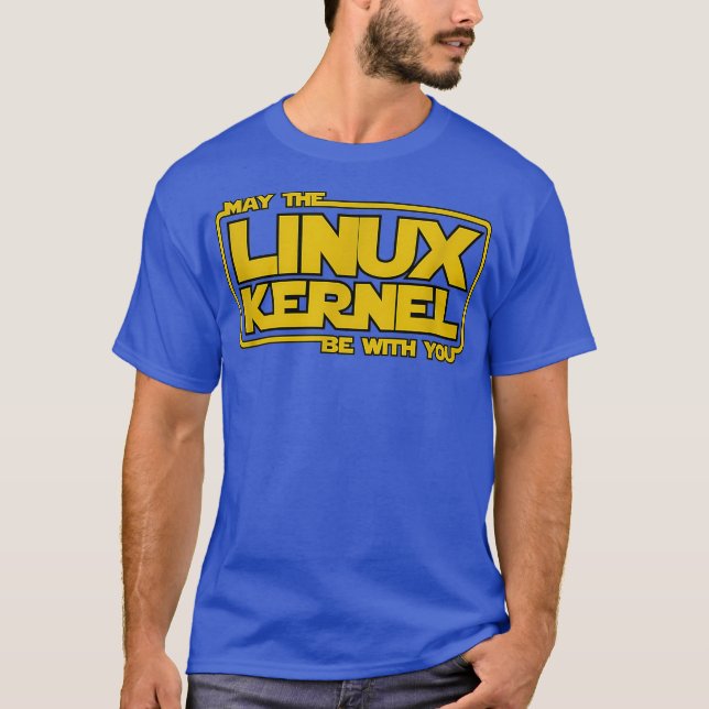 Camiseta Que o programador Linu Kernel desenvolva python ja (Frente)