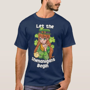 Camiseta Que o Shenanigan comece - Rua de anime Kawaii