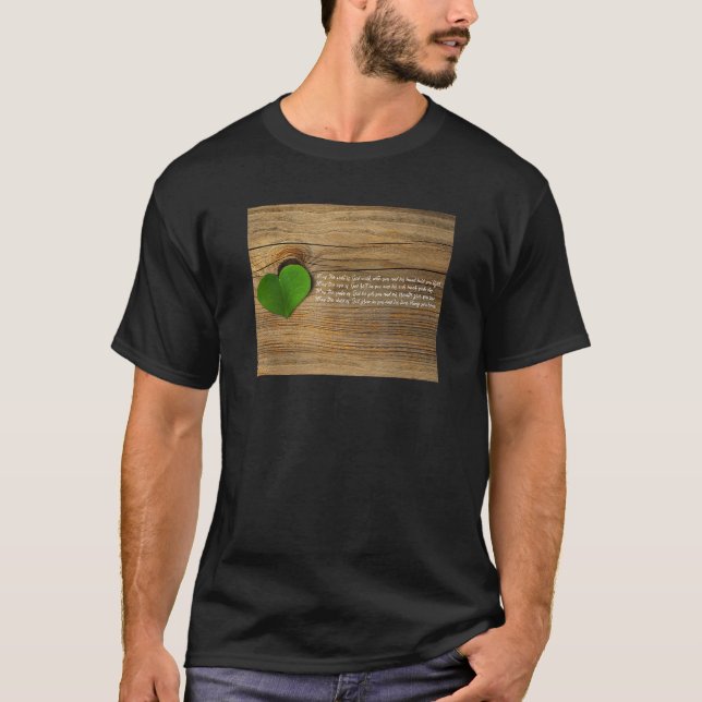 Camiseta Que os pés de Deus andem convosco (Frente)