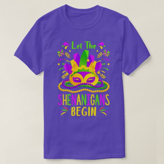 Camiseta Que Os Shenanigans Comecem (Frente do Design)