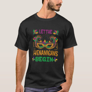 Camiseta Que Os Shenanigans Comecem A Mardi Gras