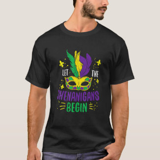 Camiseta Que Os Shenanigans Comecem A Mardi Gras