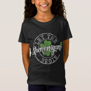 Camiseta Que Os Shenanigans Comecem A Rua De Roupas Engraça