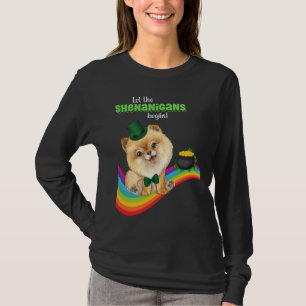 Camiseta Que os Shenanigans comecem a Rua o cão Luc do Dia 