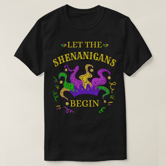 Camiseta Que Os Shenanigans Comecem III (Frente do Design)