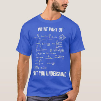 Camiseta Que Parte Da Engraçada Matemática Mecânica Do Enge
