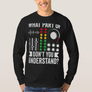Camiseta Que parte da música você não entende