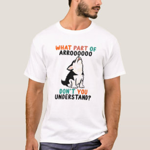 Camiseta Que parte de Aroo você não entende Rouco bonito?