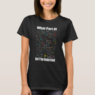 Camiseta Que parte de não entende matemática das Piadas de