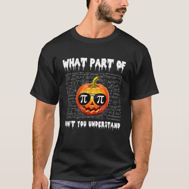 Camiseta Que parte de você não entende L Pumpkin Math H (Frente)