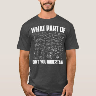 Camiseta Que Parte De Você Não Entende Matemática Engraçada