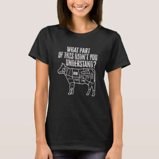 Camiseta Que parte disso você não entendeu o rabo de vaca?
