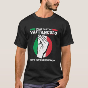 Camiseta Que Parte Do Vaffanculo Você Não Entende?