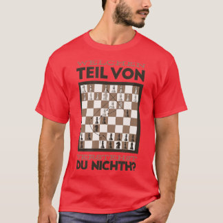 Camiseta Que parte você entende de xadrez Piada