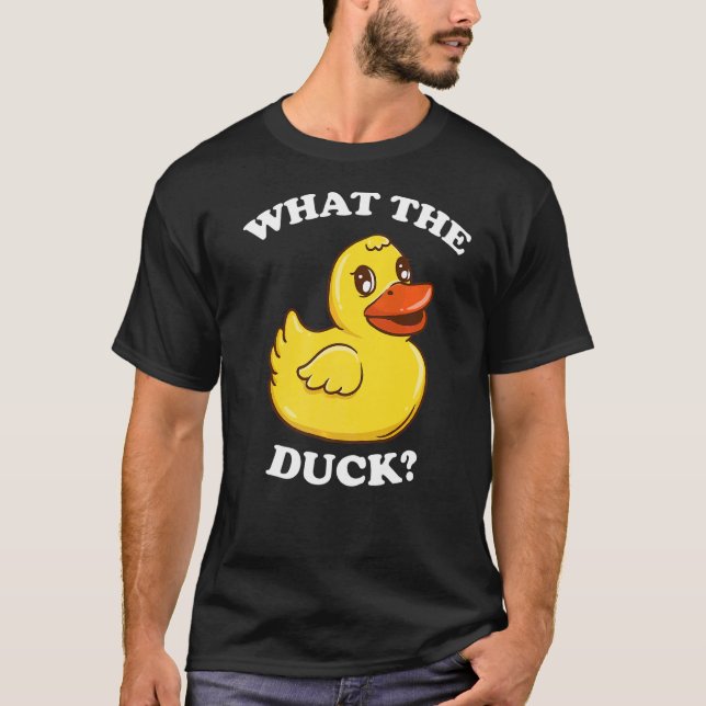 Camiseta Que Pato De Borracha Amarelo Duque Quack (Frente)