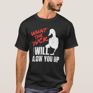 Camiseta Que Pato Eu Vou Te Explodir Pato Caçando 1
