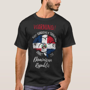 Camiseta Que Pense Aleatoriamente Na República Dominicana