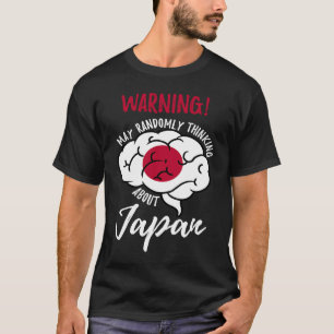 Camiseta Que Pense Aleatoriamente Nas Raízes Japonesas