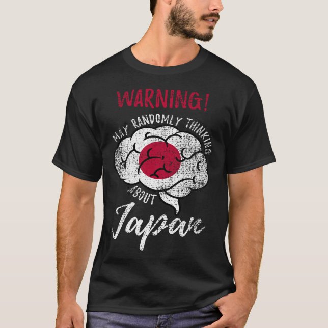 Camiseta Que Pense Aleatoriamente Nas Raízes Japonesas V (Frente)
