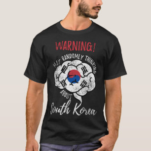 Camiseta Que Pensem Aleatoriamente Na Coreia Do Sul, Coreia
