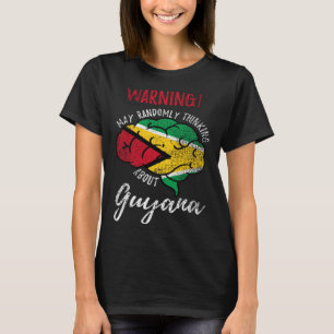 Camiseta Que Pensem Aleatoriamente Nas Raízes Da Guiana