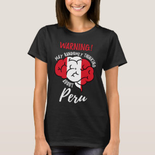 Camiseta Que Pensem Aleatoriamente Nas Raízes Peruanas