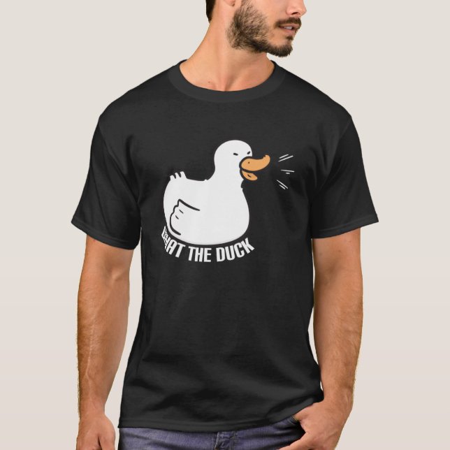 Camiseta Que pintinho de Pato Quack eu ganhei 1 (Frente)