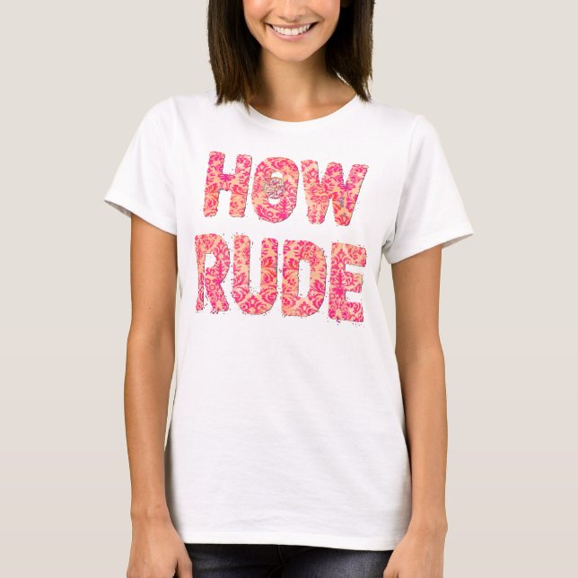 Camiseta Que Rude (Frente)
