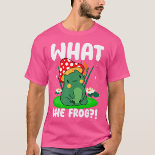 Camiseta Que Sapo De Cogumelo Aestético Do Sapo